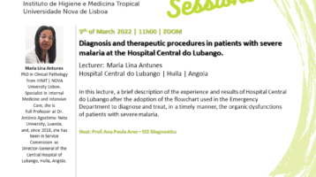 GHTM Session 2022CCID04p » Diagnosis and therapeutic procedures in patients with severe malaria at Lubango's Hospital.