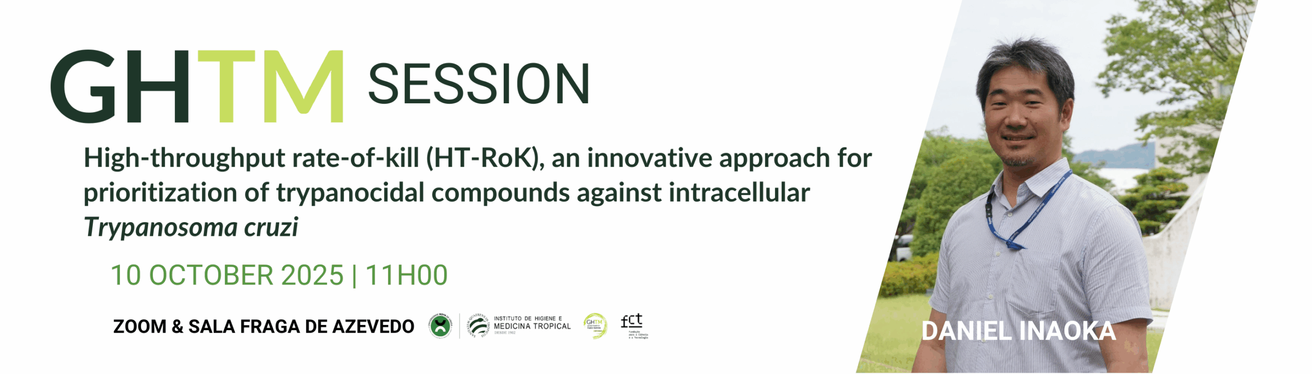 GHTM Session | High-throughput rate-of-kill (HT-RoK), an innovative approach for prioritization of trypanocidal compounds against intracellular Trypanosoma cruzi